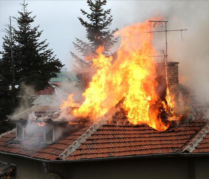 terracotta roof fire