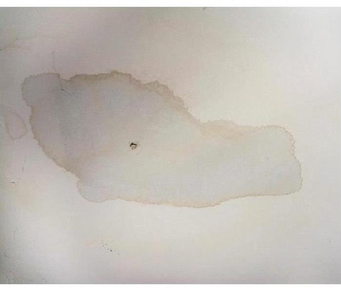 A water stain on a ceiling