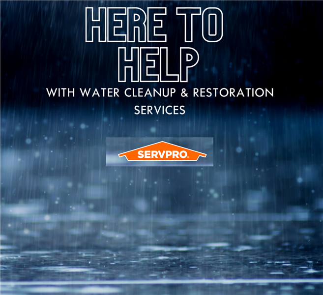 Here to Help servpro poster