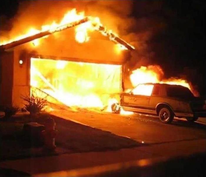 Garage on Fire